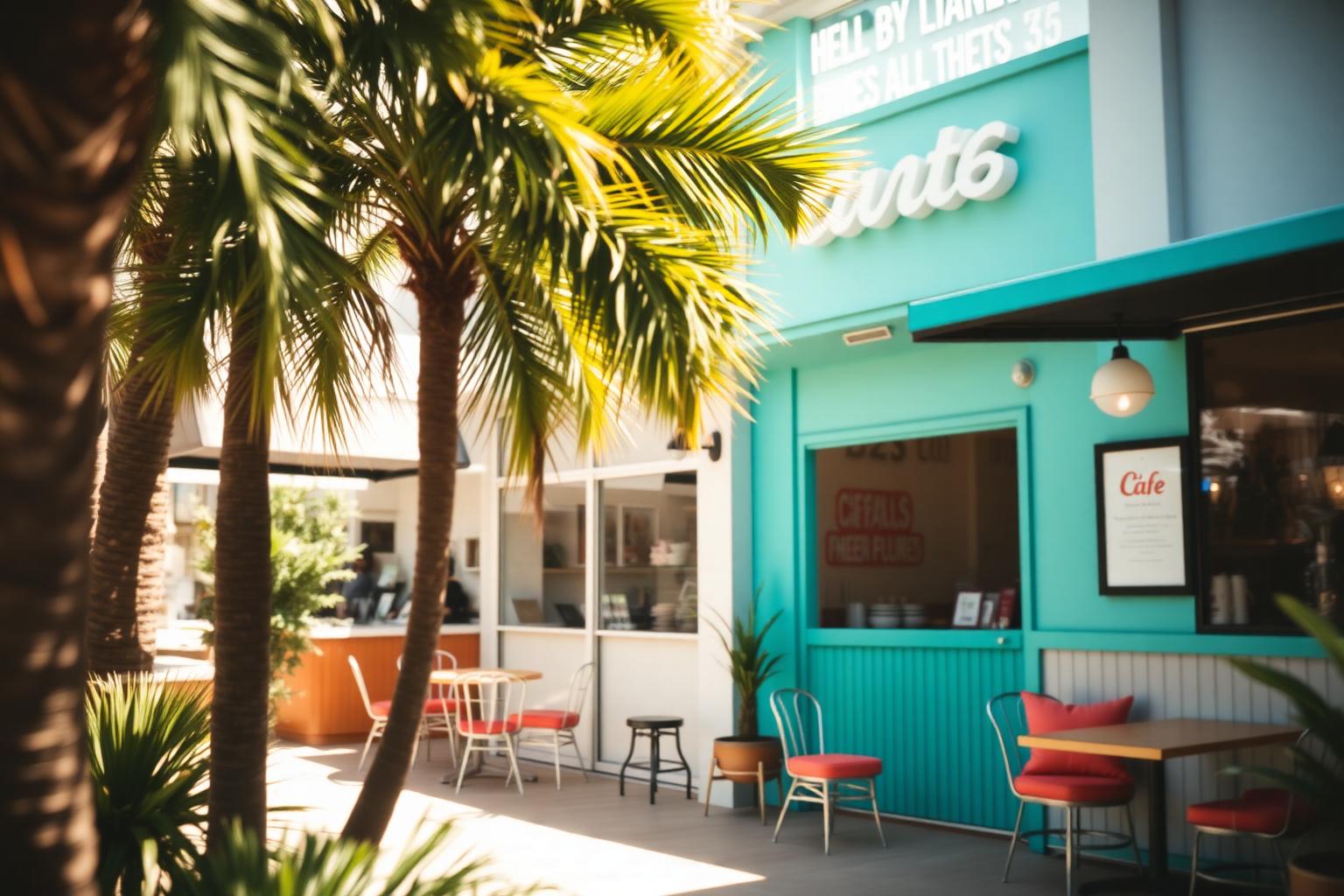 Local cafe storefront in St. Petersburg, FL